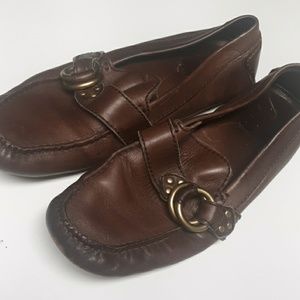 Frye Mens leather loafers size 9.5
